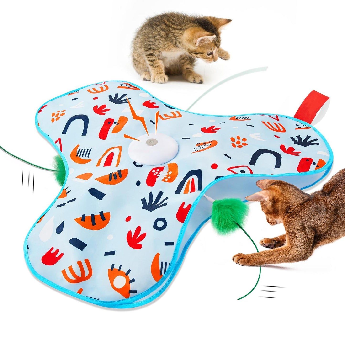 Fast-Rolling Cat Chase Toy — Hide-&-Seek Mouse Game — Boosts Exercise & Mental Stimulation